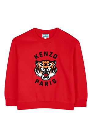felpa in cotone rosso KENZO KIDS | K61432968